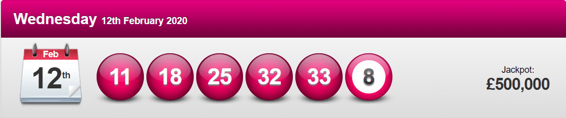 Thunderball lottery results uk